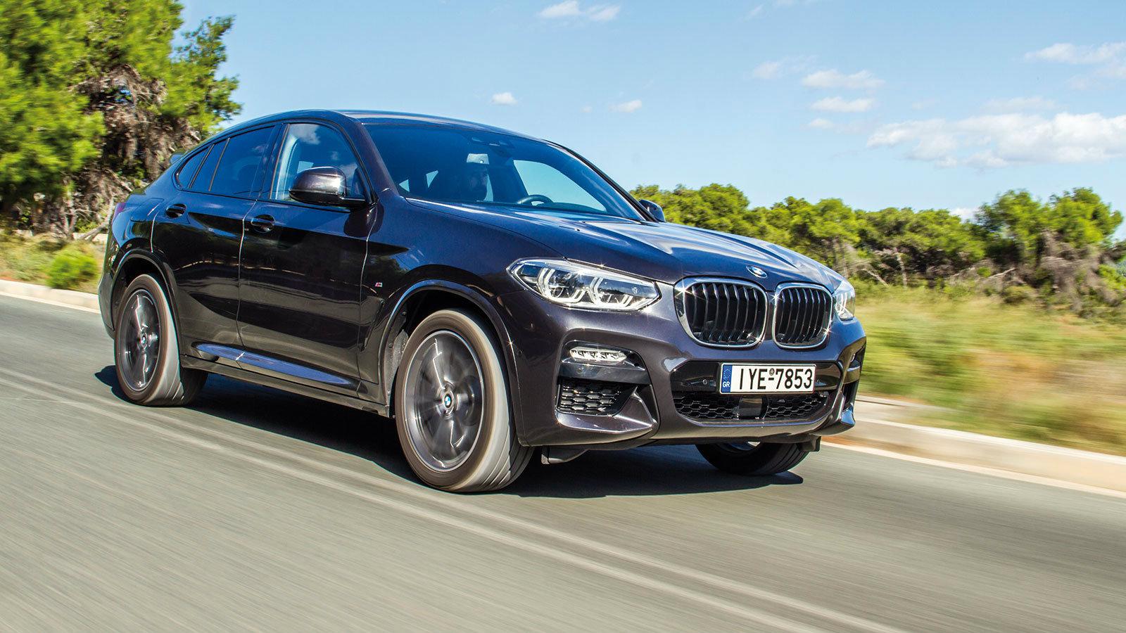 Από μπροστά θυμίζει πολύ την Χ3, έχοντας όμως μικρότερο παρ μπριζ και χαμηλώτερη οροφή.