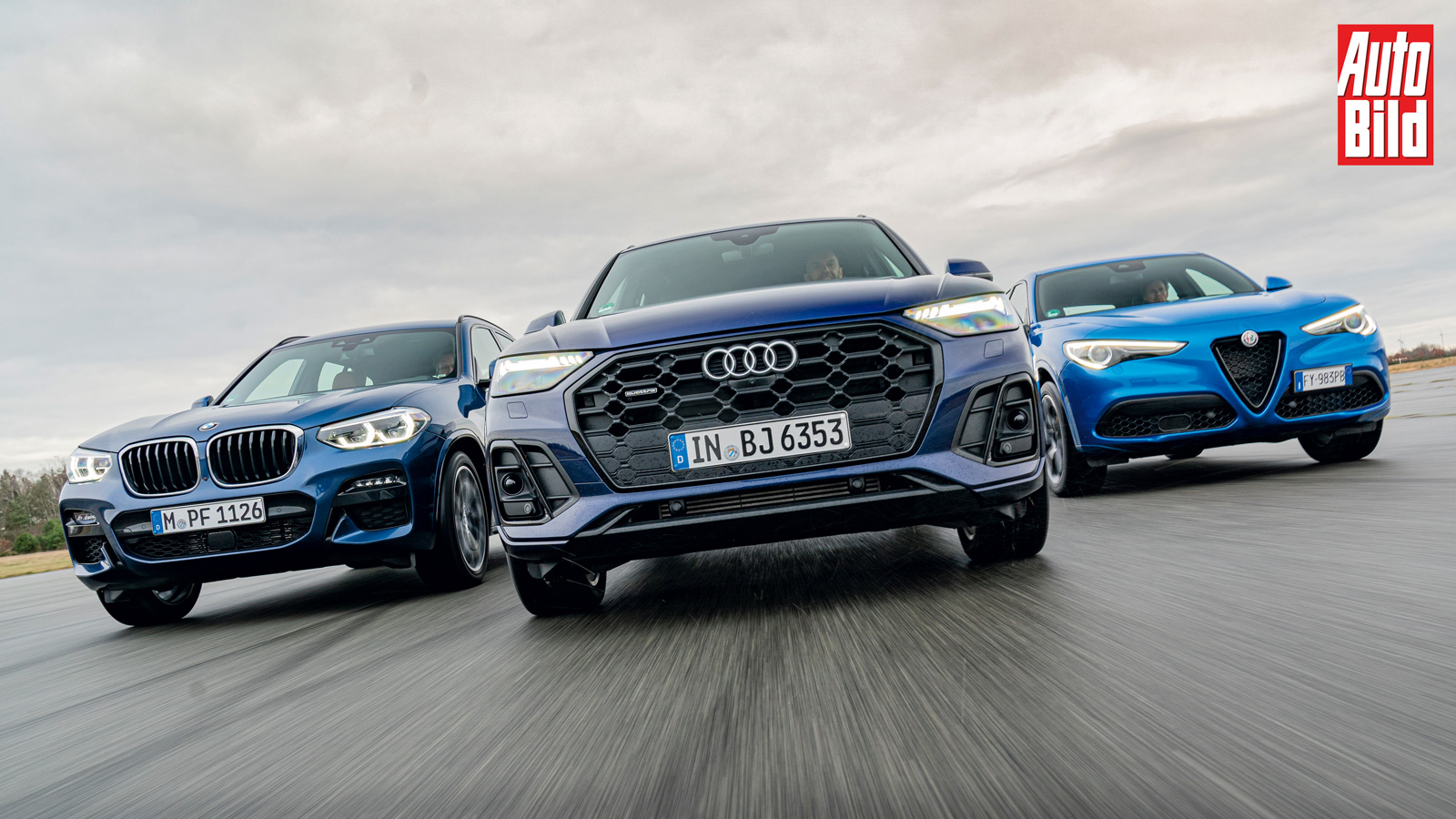 Συγκρίνουμε BMW X3 με Audi Q5 και Alfa Romeo Stelvio