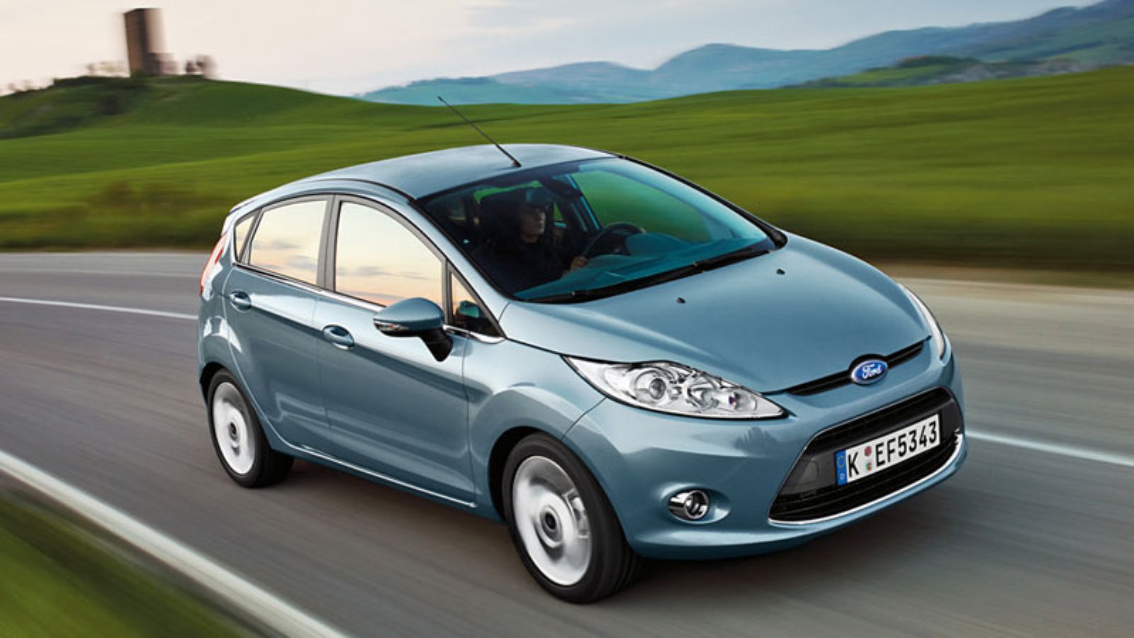 Το Ford Fiesta από την εμπρός πλευρά