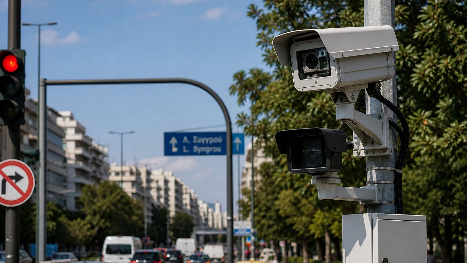 Συγγρού στο επίκεντρο και νέες κάμερες στις στύλες του Ολυμπίου Διός.