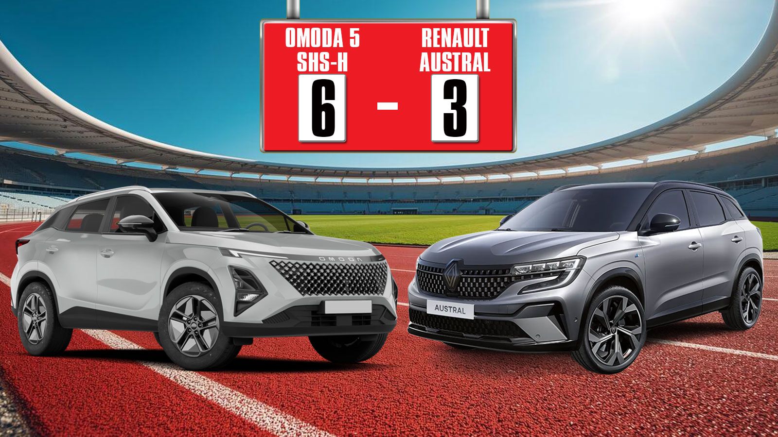 Omoda 5 SHS-H ή Renault Austral E-Tech: Συγκρίνουμε σε 11 τομείς
