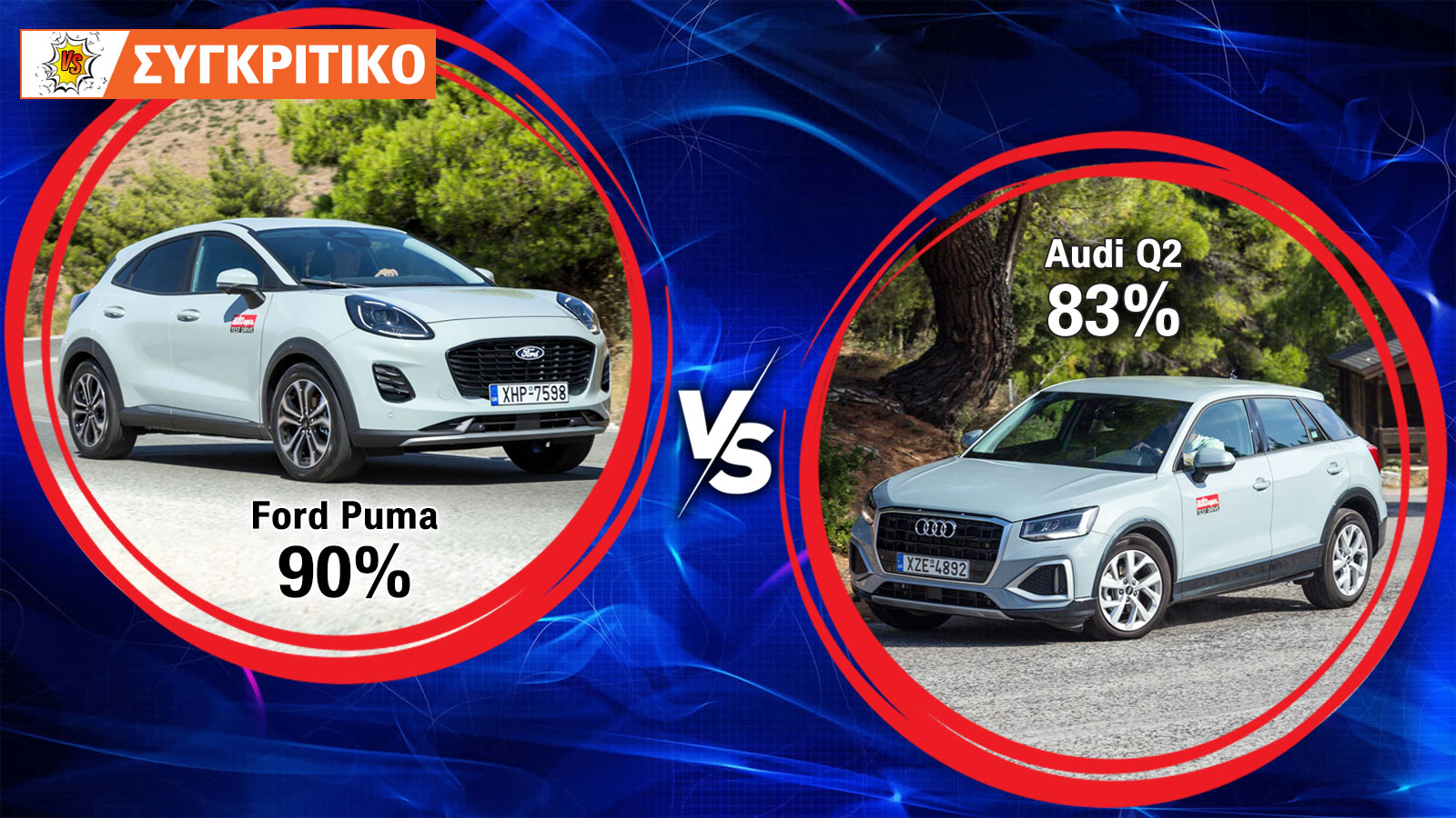 Audi Q2 VS Ford Puma Συγκριτικό