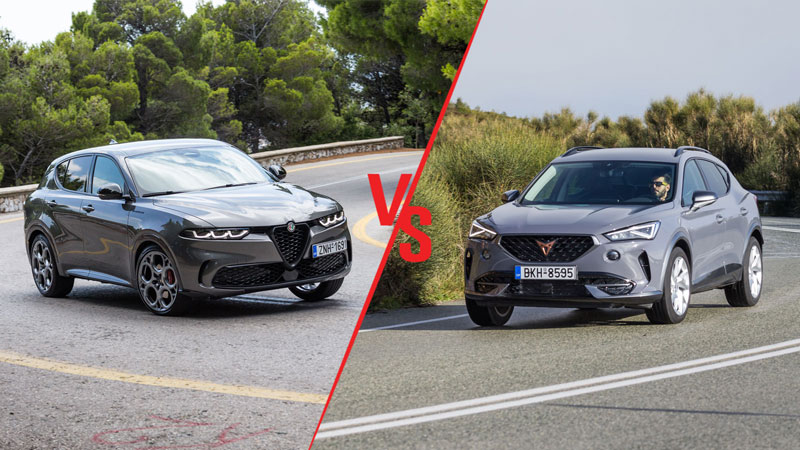 Alfa Romeo Tonale  Automatic 130ps VS Cupra Formentor Automatic 150ps Συγκριτικό