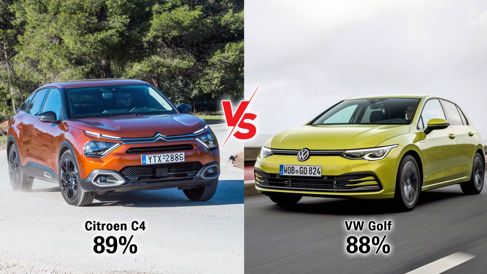 Citroen C4 C-cross VS Volkswagen Golf Συγκριτικό