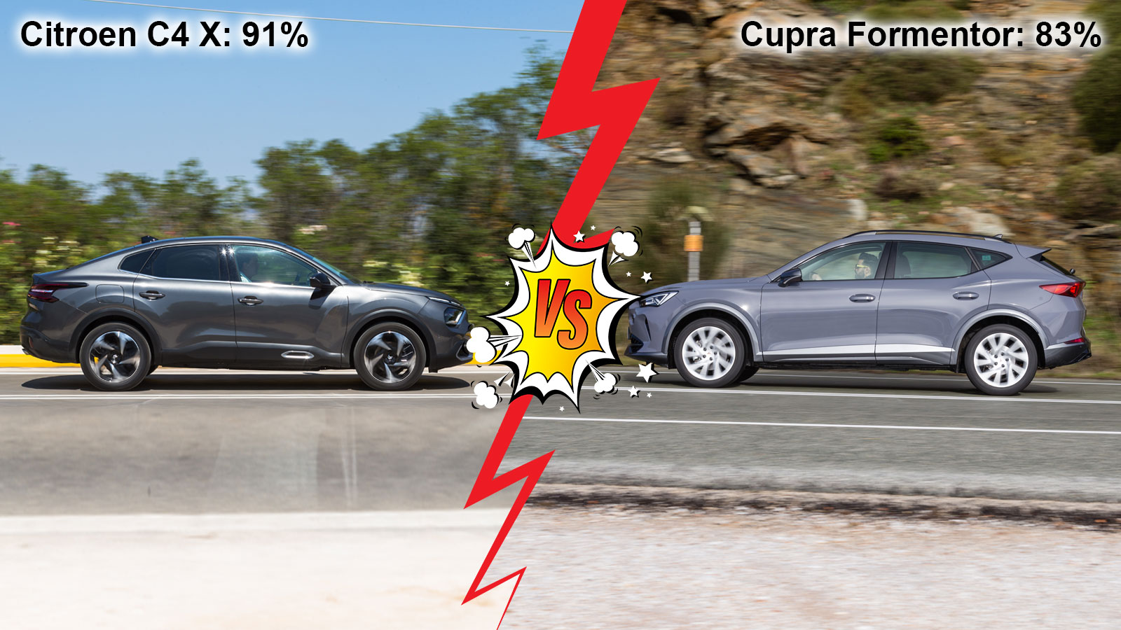 Citroen C4 X VS Cupra Formentor Automatic 150ps Συγκριτικό