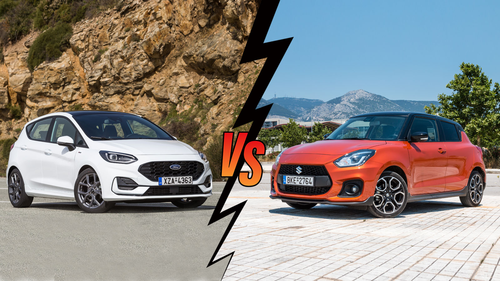 Ford Fiesta 125ps VS Suzuki Swift 129ps Συγκριτικό