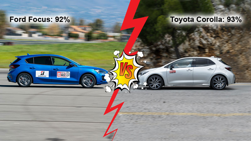 Ford Focus 155ps VS Toyota Corolla Συγκριτικό