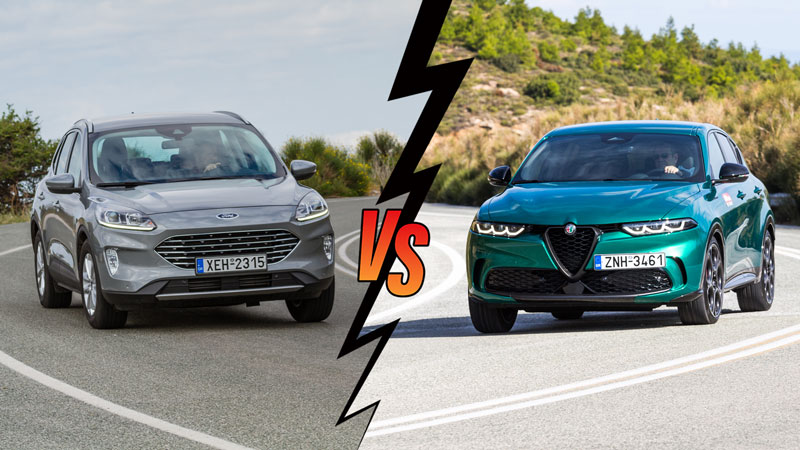 Ford Kuga 150ps VS Alfa Romeo Tonale  Automatic 160ps Συγκριτικό