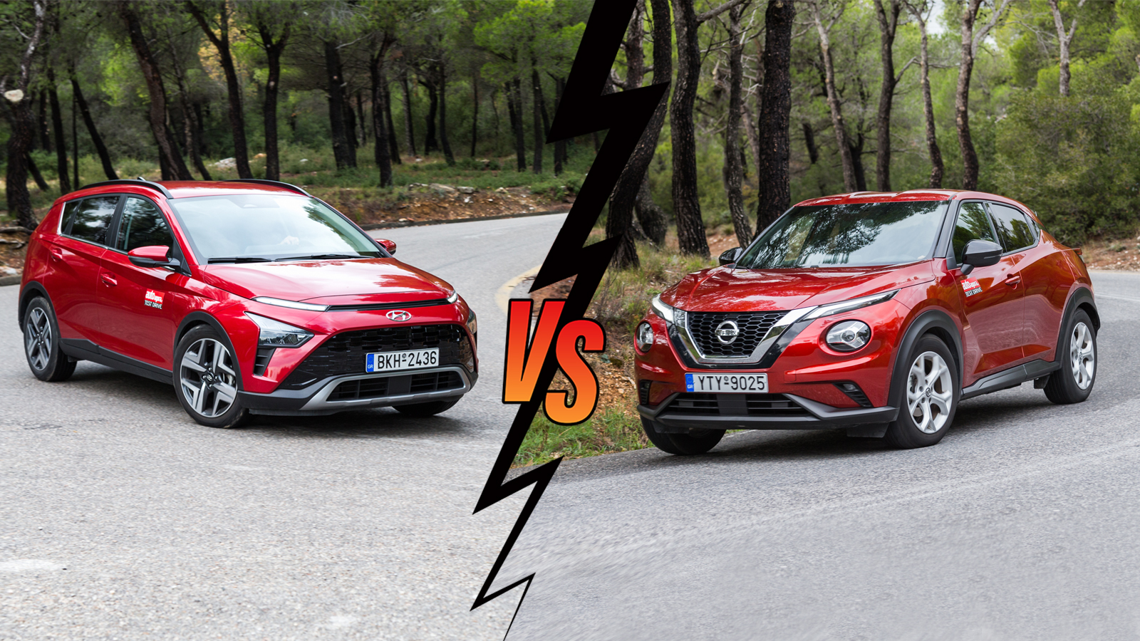 Hyundai Bayon 100ps VS Nissan Juke 114ps Συγκριτικό