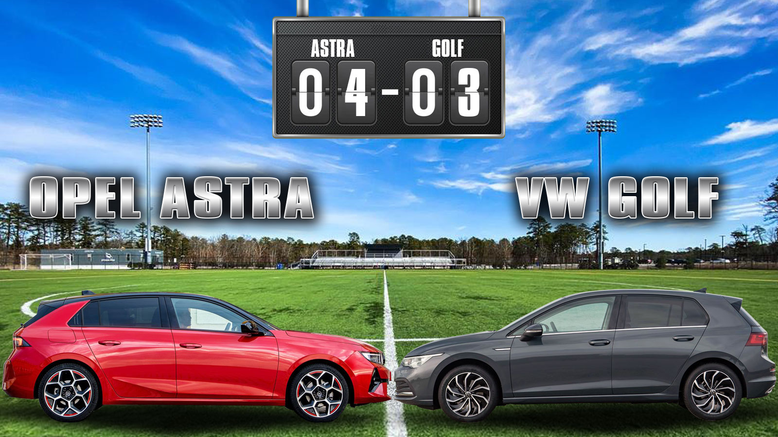 Το Opel Astra κέρδισε το VW Golf στο 90ο λεπτό 