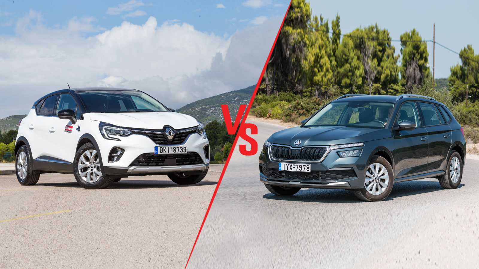 Renault Captur 91ps VS Skoda Kamiq Συγκριτικό