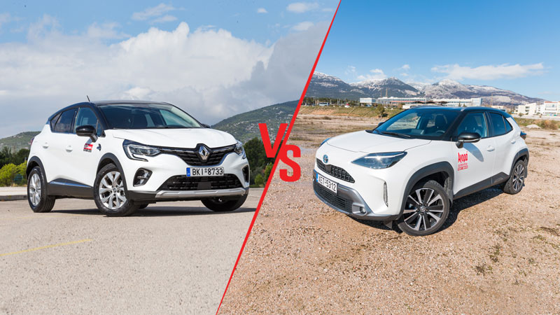 Renault Captur 91 PS VS Toyota Yaris Cross 116 PS Hybrid Συγκριτικό