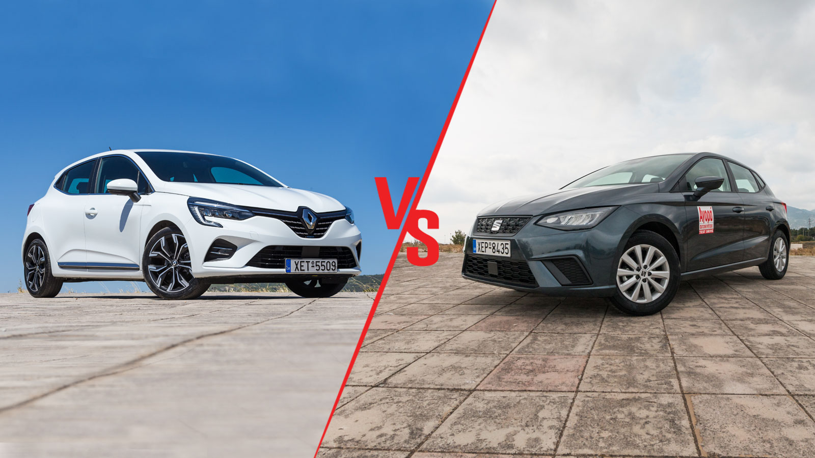 Renault Clio Automatic 140ps VS Seat Ibiza Automatic 150ps Συγκριτικό