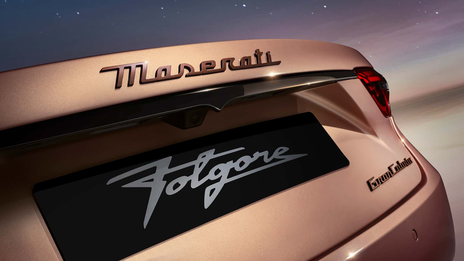 Ντεμπούτο για τη Maserati GranCabrio Folgore