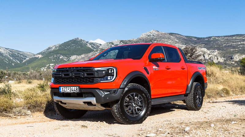 Το πραγματικό, «κτηνώδες» πρόσωπο του Ford Ranger Raptor φαίνεται εκτός δρόμου