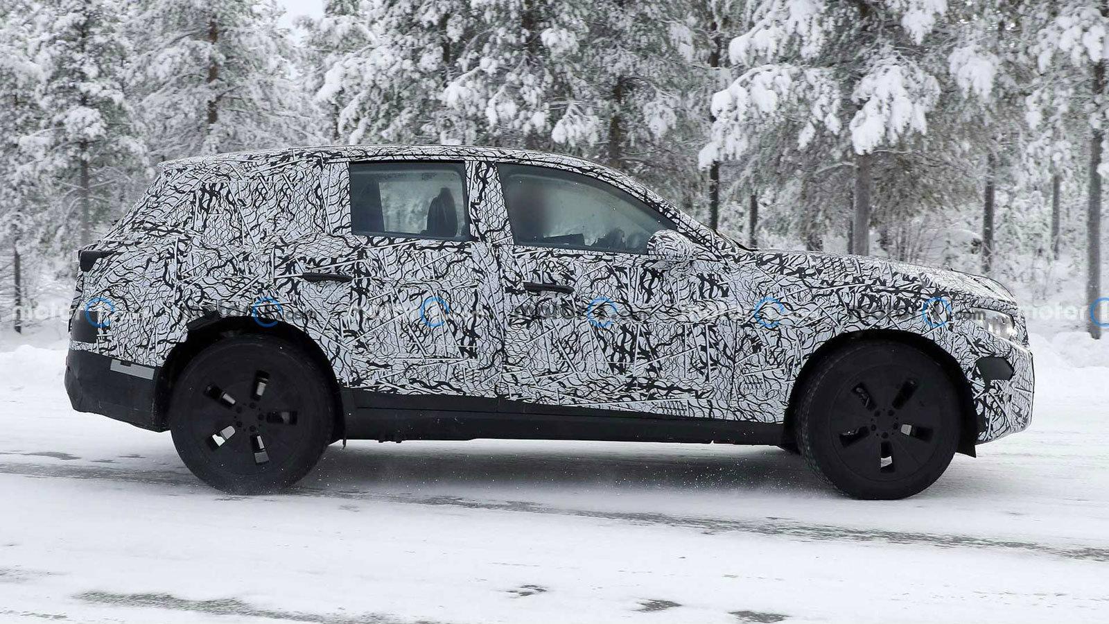 Η νέα Mercedes GLC δοκιμάζεται στα χιόνια