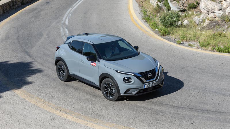 Δοκιμή Nissan Juke 114PS: Πιο πλούσιος εξοπλισμός, εξίσου οικονομικό