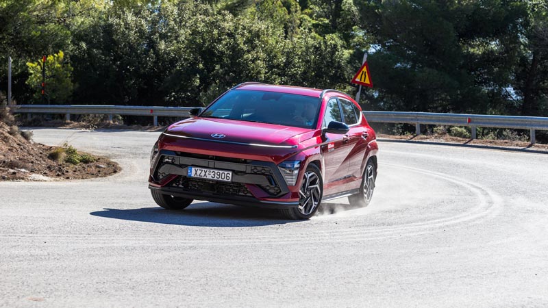 Hyundai Kona 198 PS: Οικογενειακό SUV με γκάζια