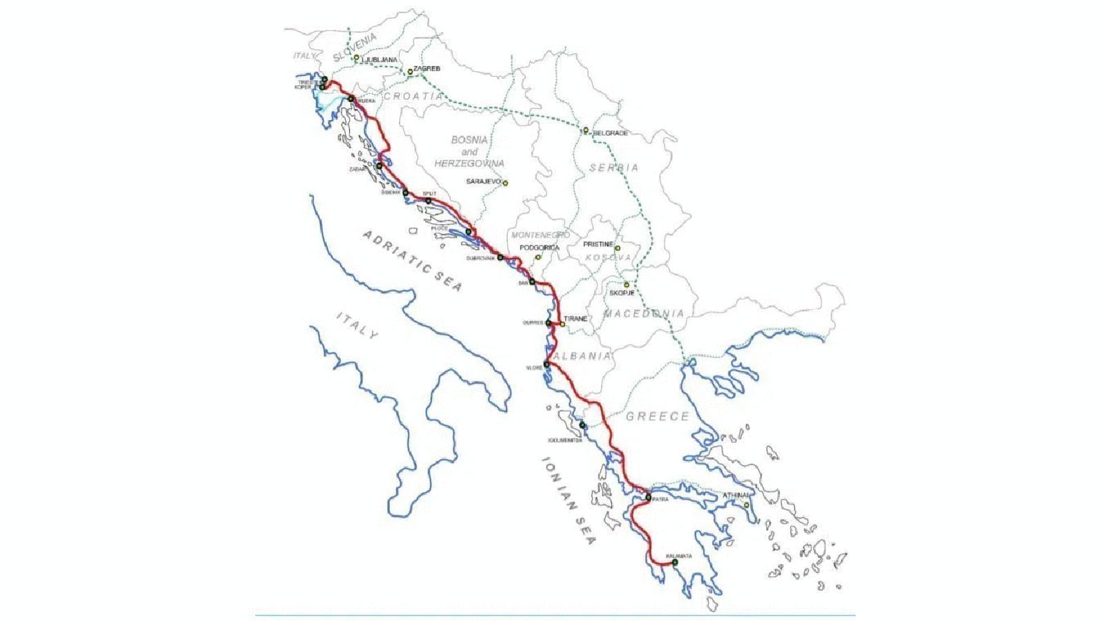 «Μπλε Διάδρομος»: Θα ενώσει την Β. Ιταλία με την Καλαμάτα 