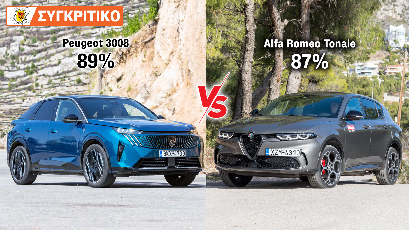 Peugeot 3008 136 PS VS Alfa Romeo Tonale 160 PS