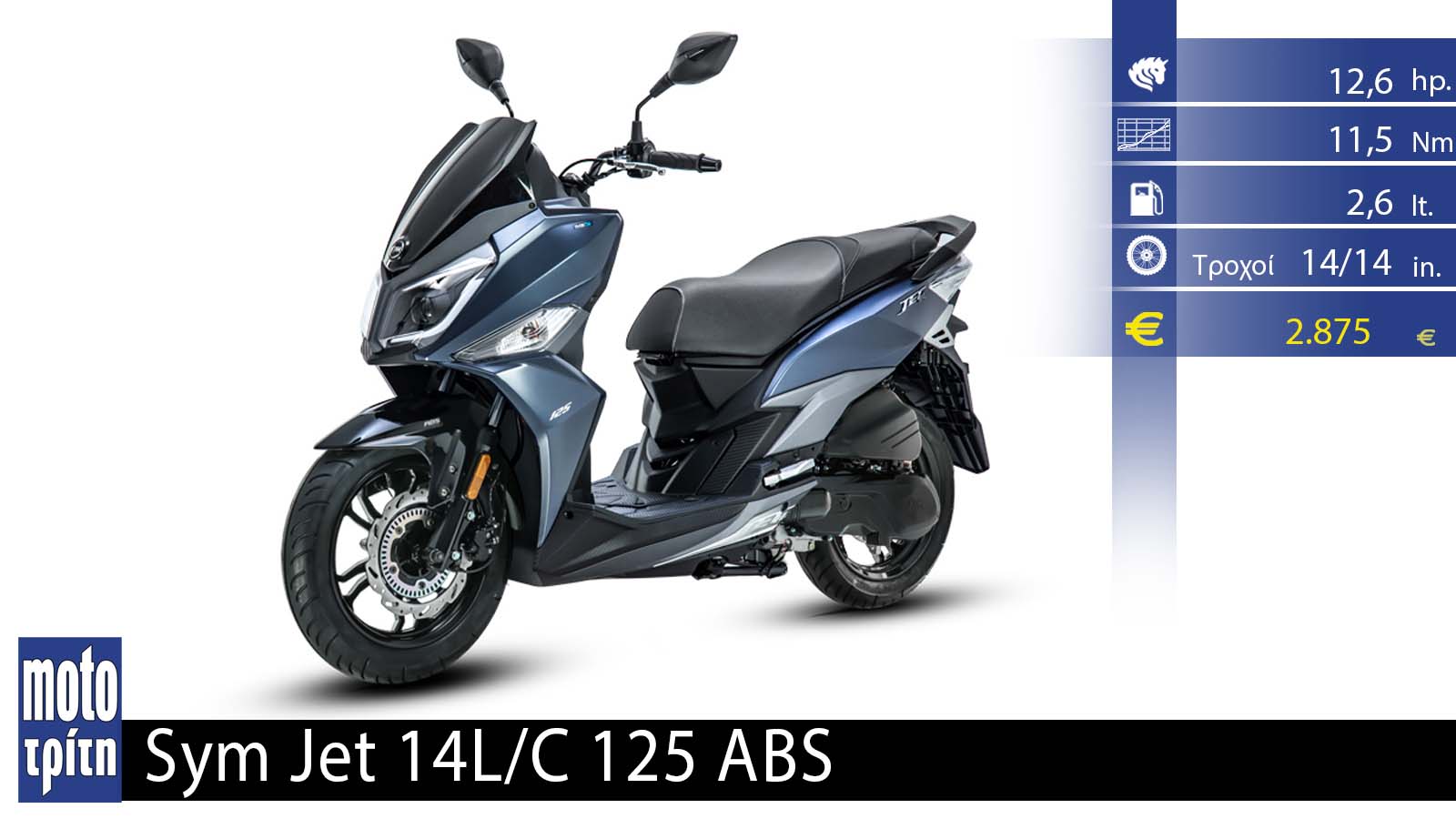 Sym JET14 L/C 125 ABS: Μοιράζει διαζύγια στα αυτοκίνητα!