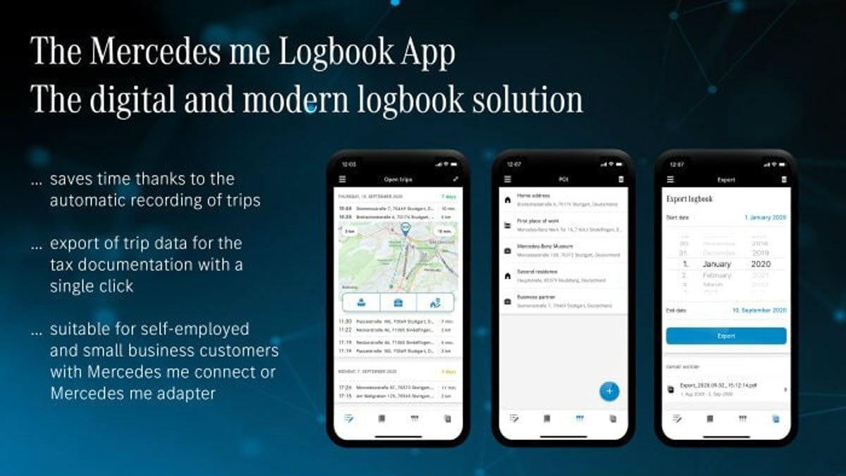 Mercedes Logbook App: Το ημερολόγιο καταγραφής διαδρομών
