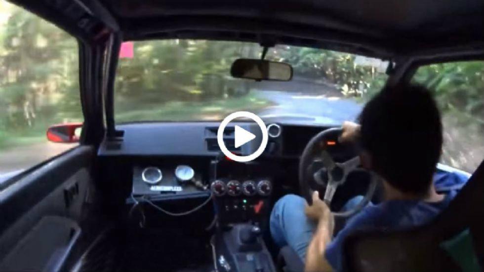 VIDEO: Πίνοντας το αίμα ενός Toyota AΕ86 με το πλάι