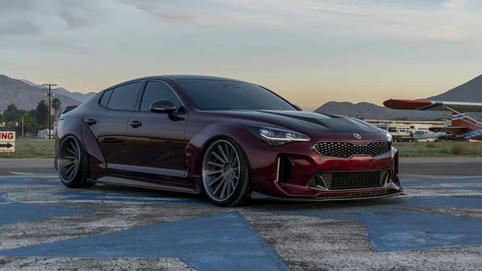 Kia Stinger stance