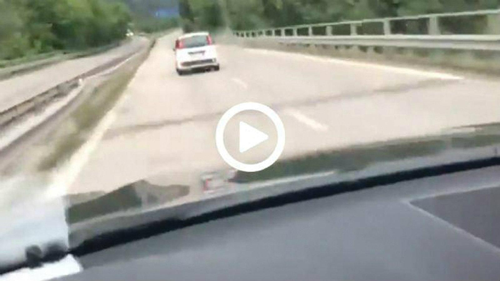 BMW X6 ξεφτιλίστηκε από Fiat Panda [video]