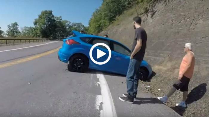 Φιγουρατζής καταστρέφει Ford Focus RS [video]