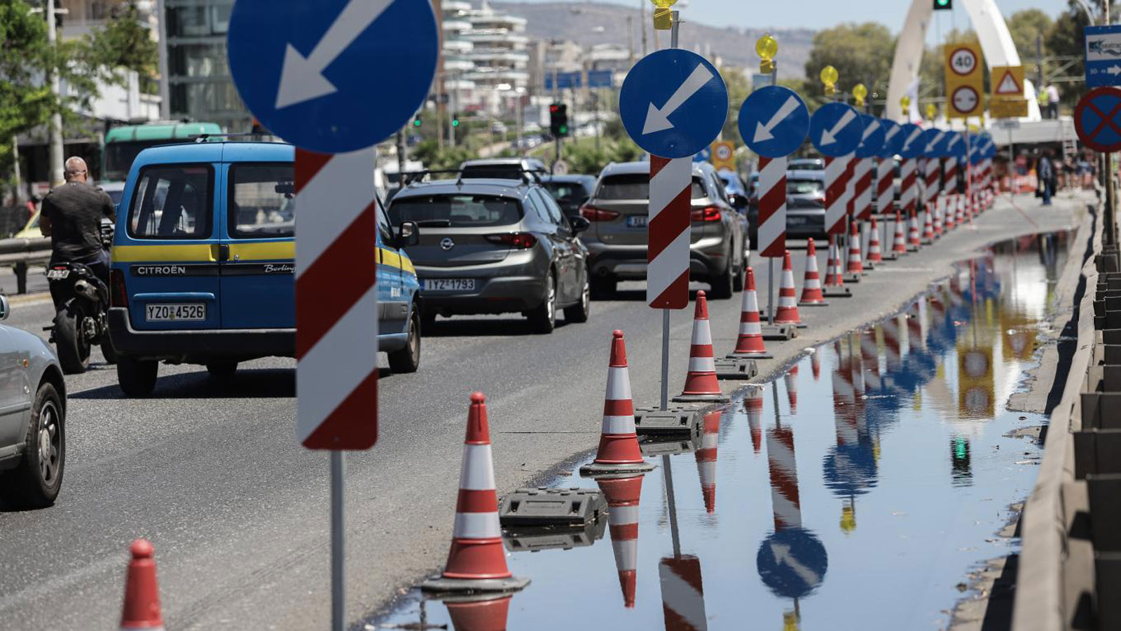 Εργασίες στην Ποσειδώνος και Συγγρού: Oι κυκλοφοριακές ρυθμίσεις