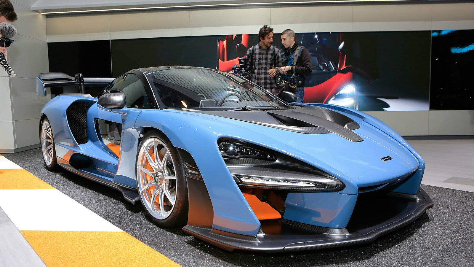 Автомобиль mclaren senna лего