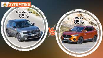 Jeep Avenger 100 PS VS MG ZS 111 PS Συγκριτικό