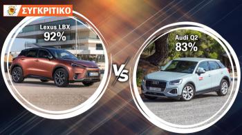Lexus LBX 136 PS VS Audi Q2 150 PS Lexus LBX 136 PS VS Audi Q2 150 PS