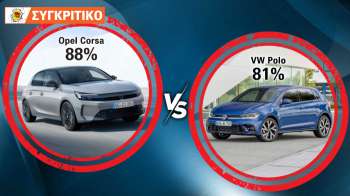 Opel Corsa 100 PS VS Volkswagen Polo 95 PS Συγκριτικό Opel Corsa 100 PS VS Volkswagen Polo 95 PS Συγκριτικό