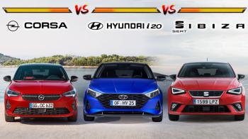 Hyundai i20 VS Opel Corsa VS Seat Ibiza: Ευρωπαϊκό ή Κορεάτικο;