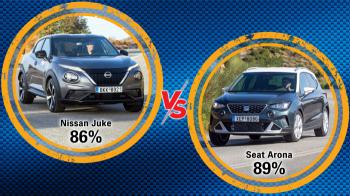 Nissan Juke 114 PS VS Seat Arona 110 PS Συγκριτικό Nissan Juke 114 PS VS Seat Arona 110 PS Συγκριτικό