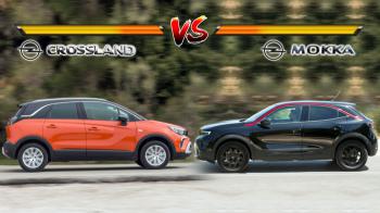 Opel Crossland VS Mokka: «Παραδοσιακό» ή «coupe» SUV; Opel Crossland VS Mokka: «Παραδοσιακό» ή «coupe» SUV;