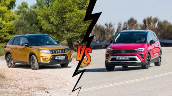 Suzuki Vitara 129ps 4X4 VS Opel Crossland 130ps Automatic Συγκριτικό Suzuki Vitara 129ps 4X4 VS Opel Crossland 130ps Automatic Συγκριτικό