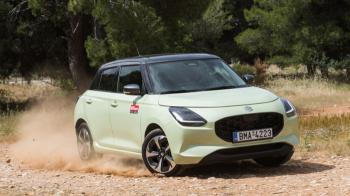 Suzuki Swift Hybrid 4WD: Τετρακίνητο που καίει λίγο Suzuki Swift Hybrid 4WD: Τετρακίνητο που καίει λίγο