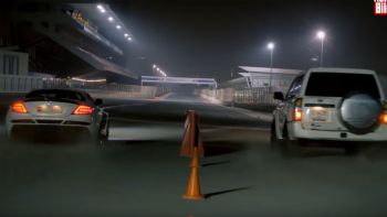 Nissan Patrol κερνάει πίκρα Μercedes SLR [video]