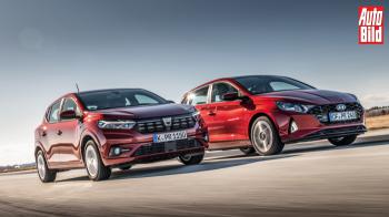 Συγκρίνουμε Dacia Sandero TCe με Hyundai i20 T-GDI Συγκρίνουμε Dacia Sandero TCe με Hyundai i20 T-GDI
