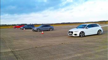 S4 vs RS3 vs RS4 vs RS5 [video]