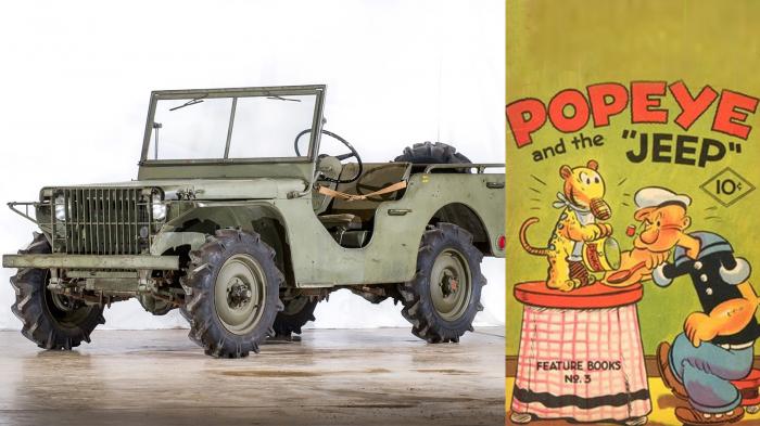 Ο στρατιωτικός όρος & ο χαρακτήρας του Popeye μας έδωσαν την Jeep Ο στρατιωτικός όρος & ο χαρακτήρας του Popeye μας έδωσαν την Jeep