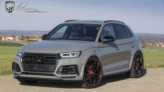 Η νέα βελτιωμένη έκδοση του Audi SQ5 από τη Lumma Design, δίνει στο μοντέλο ένα γκρι χρώμα.