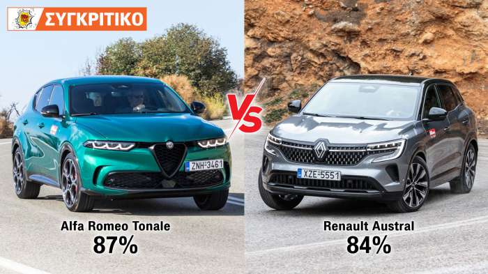 Alfa Romeo Tonale VS Renault Austral Συγκριτικό