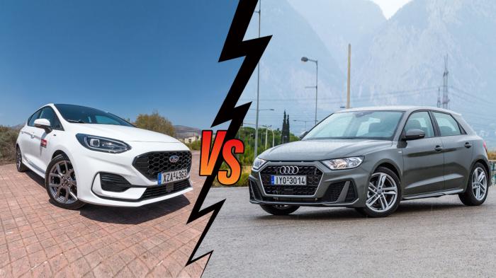 Ford Fiesta Automatic 125ps VS Audi A1  Automatic110ps Συγκριτικό