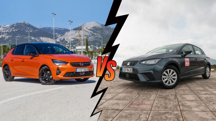 Opel Corsa VS Seat Ibiza Συγκριτικό