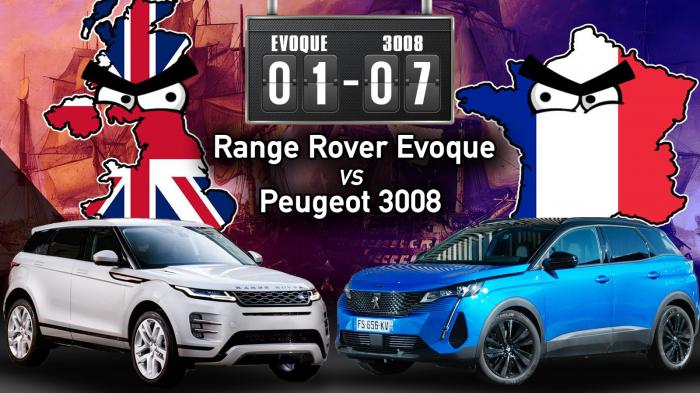 Πολύ καλύτερο το Peugeot 3008 από το Range Rover Evoque 
