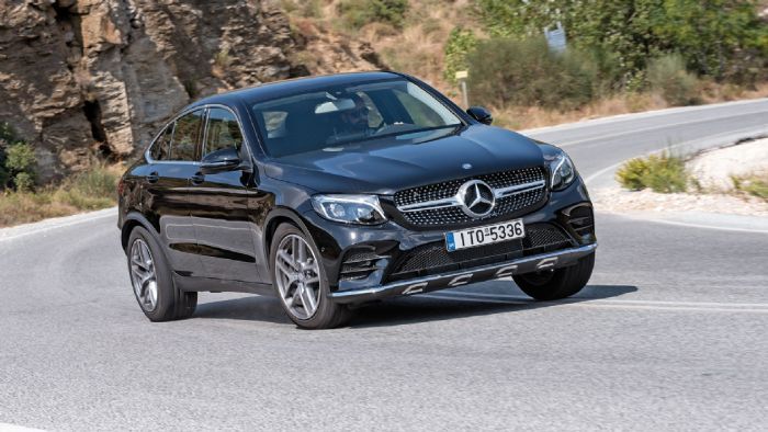 Δοκιμάζουμε τη νέα Mercedes GLC Coupe 250 d 4MATIC.